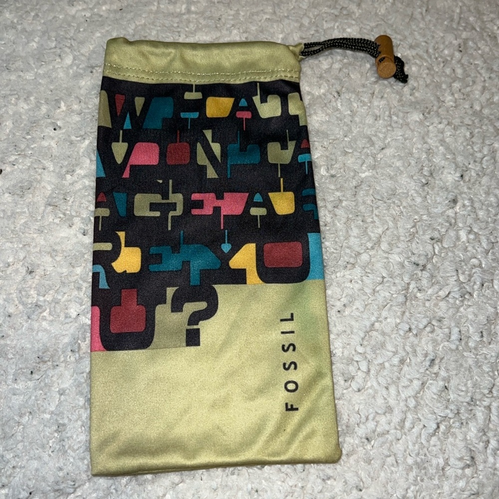 Fossil Vintage Drawstring Bag NWOT